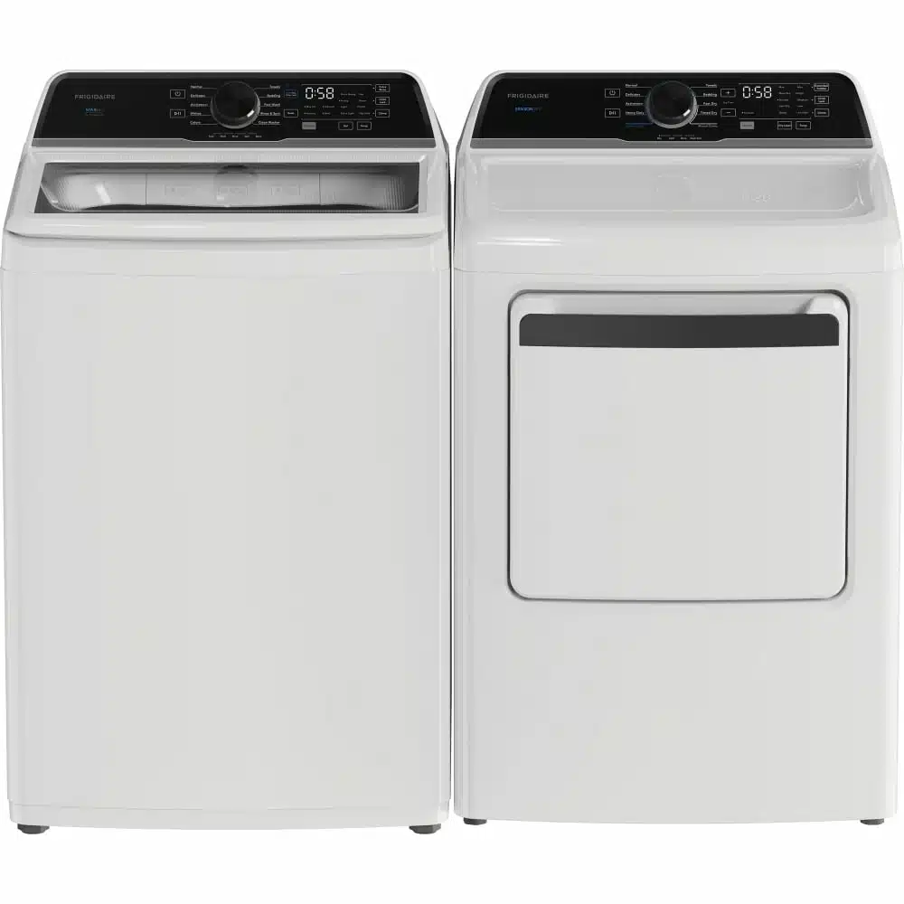 Ensemble laveuse/sécheuse FRIGIDAIRE 27 pouces, blanc – FLVW7523BW & FLVE752CBW