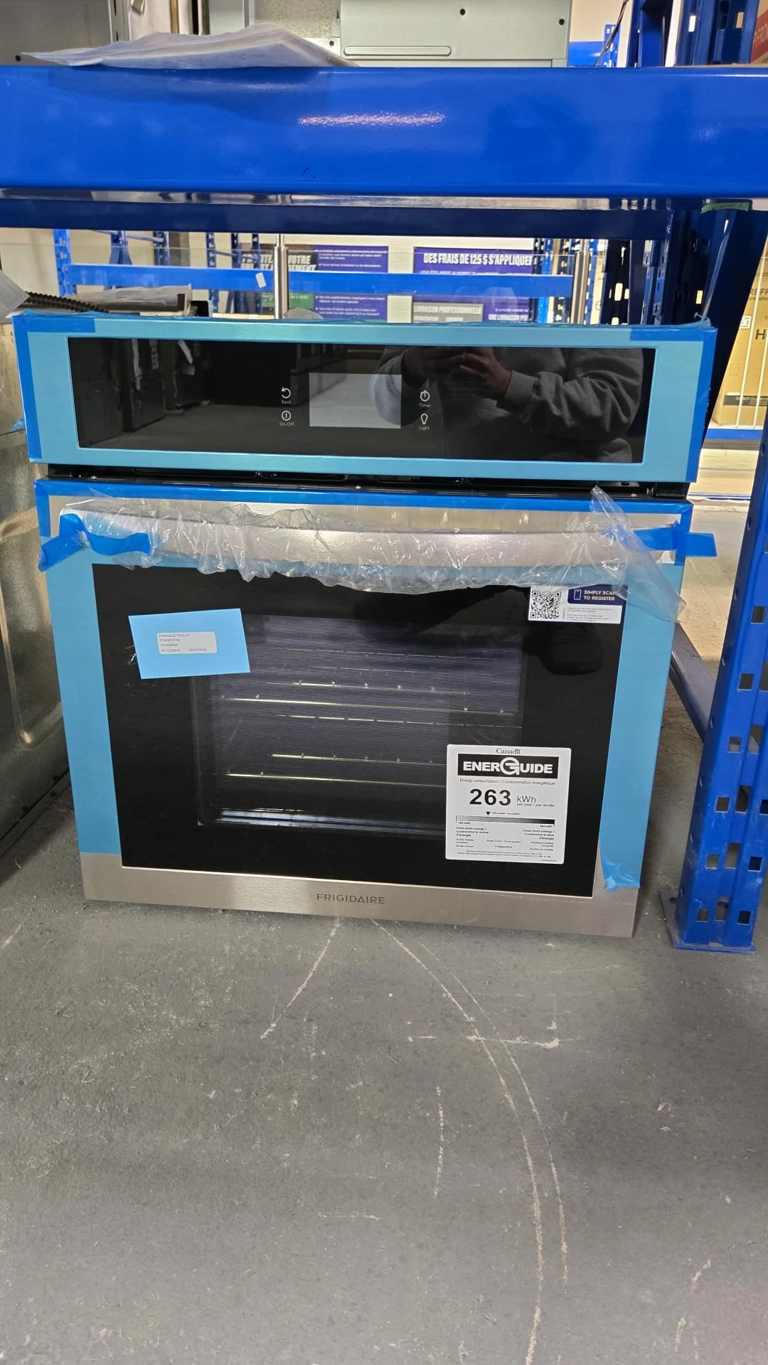 Four encastré simple FRIGIDAIRE 27 pouces, inox – FCWS2727AS – Image 5