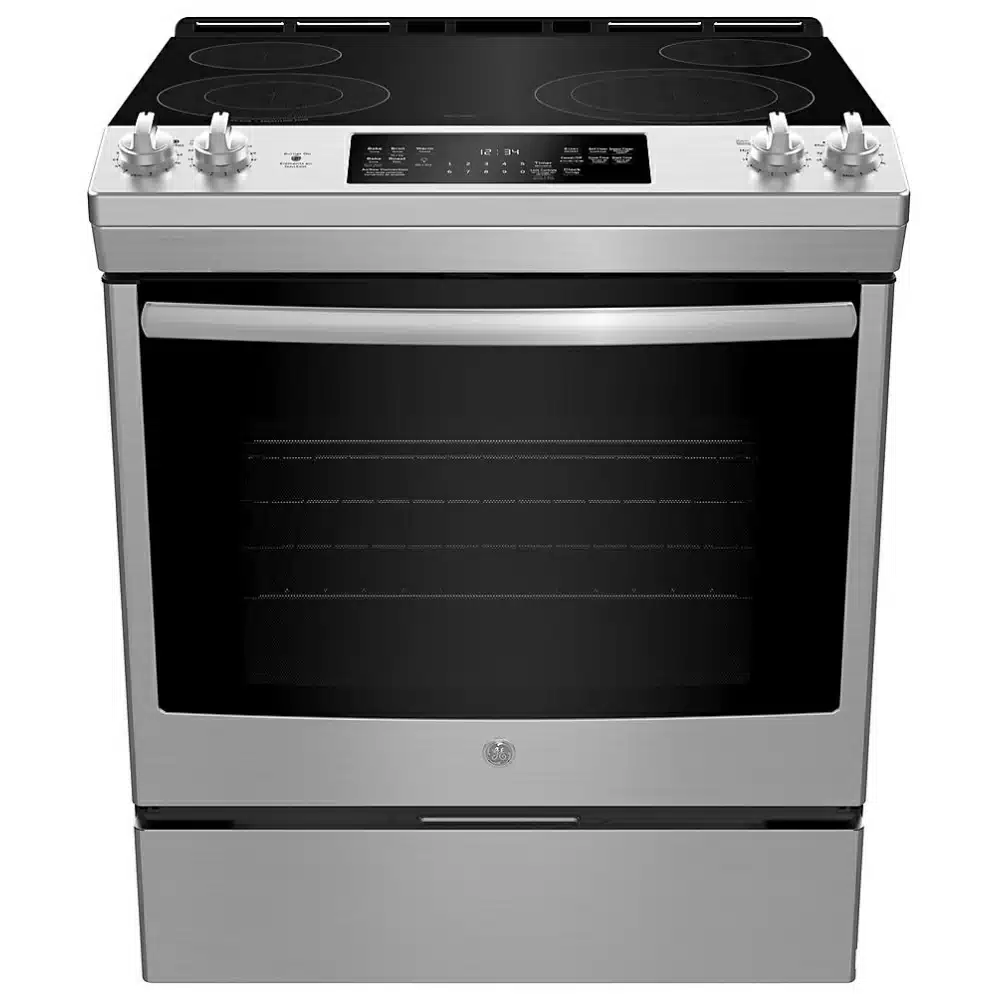 Cuisinière électrique GE, 30 pouces, inox – JCS830SMSS