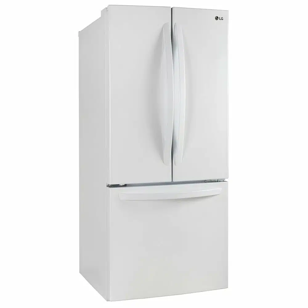 LG 30 inch French Door Refrigerator, 21.8 cu.ft, White – LRFNS2200W - Image 2