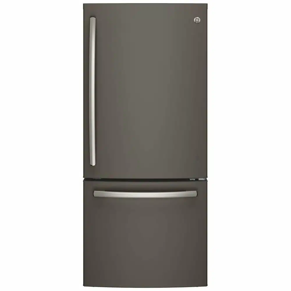 Réfrigérateur à congélateur inférieur GE 30 pouces, ardoise – GDE21DMKES