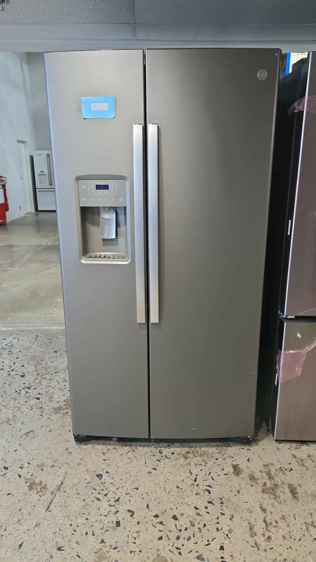 Réfrigérateur côte-à-côte GE 36 pouces, ardoise – GSS25IMNES – Image 5