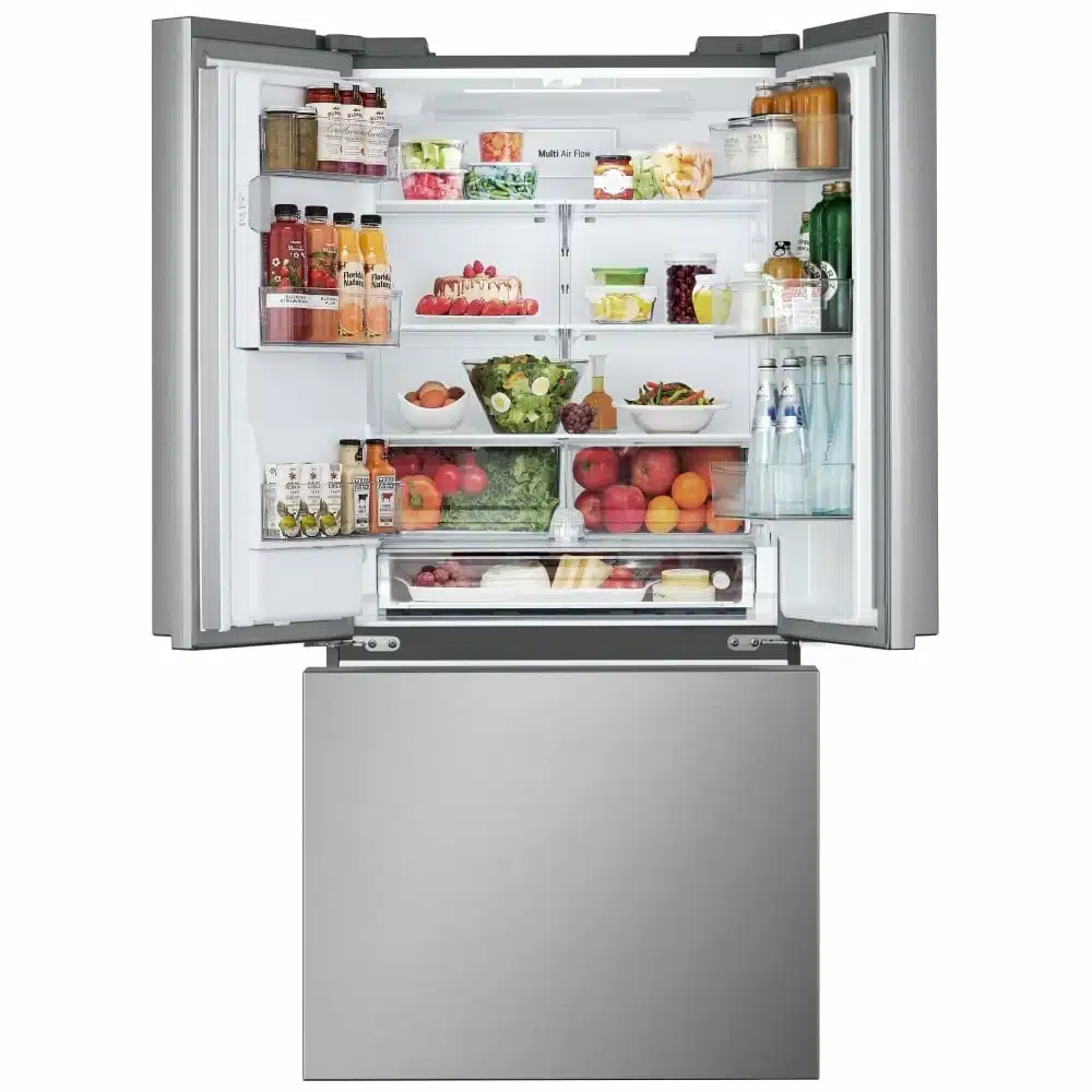 Réfrigérateur LG 33″ inox, 25 pi³, portes françaises, congélateur inférieur, eau et glace à travers la porte -LF25S6330S – Image 4