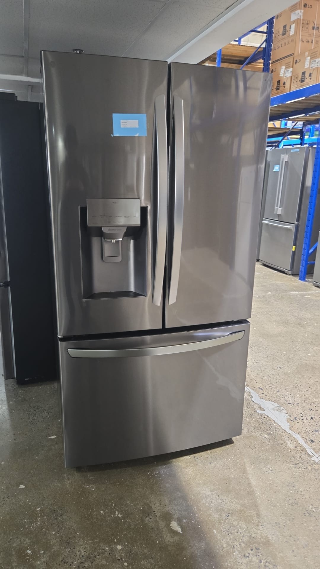 LG 36″ French Door Refrigerator, Black Stainless Steel – LRFS28XBD - Image 6