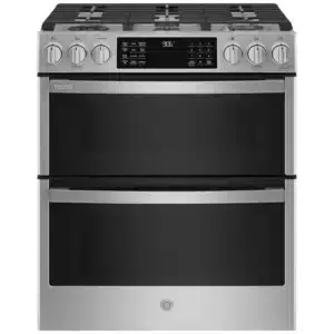 Cuisinière à gaz GE PROFILE, 30 pouces, inox – PCGS960YPFS